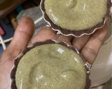 A picture of step 4 of Moringa Lime Chocolate Tarts for Healthy Desserts.