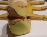 A picture of step 7 of Banana chaat decoration.