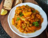 A picture of step 4 of Instant Pot Aloo Matar Masala (In Pressure Cooker) !!.