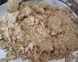 A picture of step 1 of Peanut burfi.