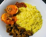 Foto langkah ke 2 dari resep Nasi Kuning Bumbu Instan Rice Cooker.