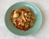 Foto del paso 9 de la receta: Mie-Noodles con pollo, verduras y salsa de ostras