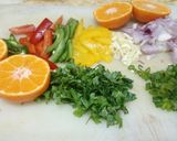 A picture of step 3 of Spicy Sweet and Sour Pasta.