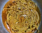 A picture of step 5 of Kathiyawadi gathiya ki sabzi.