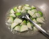 家常絲瓜麵線的食譜步驟5照片
