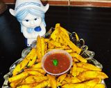 A picture of step 5 of French Fries Style Pakora.