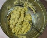 A picture of step 3 of Moongode(Moong dal ke pakode).