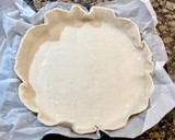 Foto del paso 6 de la receta: Pizza rústica de jamón serrano, patatas y calabacín