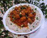 عکس مرحله 10 از دستور دیپ ماست و بادمجان با میت بال مرغ 😋