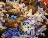A picture of step 3 of Greek Lamb and Cabbage Bowls.
