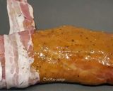 Baconos szűzpecsenye gombamártással recept fázis 2 fotója