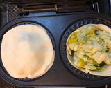 A picture of step 7 of Cheesy leek and potato pies.