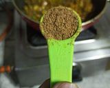 A picture of step 13 of Patta Gobi/ Cabbage Matar.