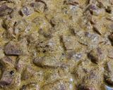 A picture of step 5 of Beef bihari boti karahi.