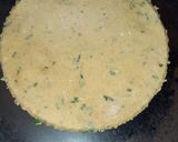 A picture of step 2 of Makki ki roti.