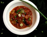 ভেজ কোফতা কারী চাইনিজ স্টাইলে (Chinese style e veg kofta curry recipe in Bengali) রেসিপি ধাপ - 9 ছবি