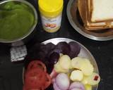 Cheesy veg Sandwich recipe step 1 photo