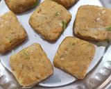 A picture of step 4 of Leftover roti sabji and rice cutlet.