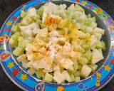 Foto del paso 1 de la receta: Budín húmedo de pera y melón