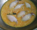 Foto langkah ke 3 dari resep Gulai Cumi Isi Telur.