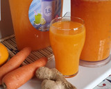 Foto del paso 4 de la receta: Jugo refrescante de zanahoria con jengibre y naranja