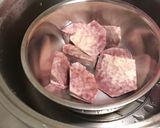 芋頭巴斯克乳酪蛋糕Basque Cheesecake(比依氣炸鍋)的食譜步驟1照片
