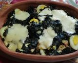 Foto del paso 5 de la receta: Pastel de pollo, papa y hojas de remolacha (2+1=3)