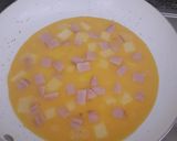 Foto del paso 3 de la receta: Omelette de jamón y queso