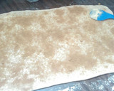 Foto del paso 4 de la receta: Roles de canela,pasas y arándanos con jarabe borracho (amasado máquina panificadora)