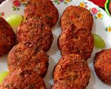 लेफ्टओवर छोले ओट्स वेज कटलेट (Left over chole oats veg cutlet recipe in Hindi) रेसिपी चरण 16 फोटो