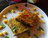 A picture of step 4 of Cheesy methi paratha roll/pocket.