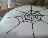 Foto del paso 4 de la receta: Torta de cumpleaños Spider-Man