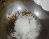 A picture of step 3 of Tamarind chutney pulao.