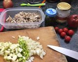 Foto del paso 1 de la receta: Pastel de pollo con manzana