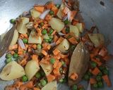 A picture of step 1 of Veggie Paneer Pulao.