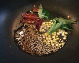 A picture of step 1 of Achaari Gongura Rice.