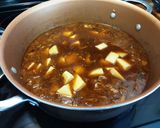 A picture of step 3 of A1 Steakhouse Soup.