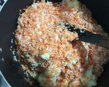 A picture of step 4 of Masoor daal r Khichdi/ Rice and red lentil porridge.