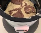 Foto del paso 5 de la receta: Bizcocho zebra en “air fryer”