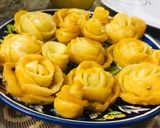 A picture of step 8 of Golap Pitha.