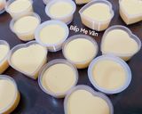 Hình bước làm 3 của món Bánh Flan Hình Trái Tim