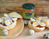 Foto del paso 1 de la receta: Bollitos rellenos de asadillo manchego y bacalao ahumao