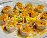Foto del paso 9 de la receta: Canapés con aguacate y lluvia de nachos