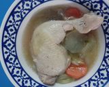 รูปขั้นตอนการทำที่ 3 ของ ซุปไก่ใส่ต้นหอมญี่ปุ่น เมนูเด็ก