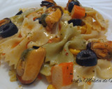 Foto del paso 5 de la receta: Ensalada de pasta con mejillones en escabeche