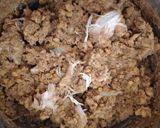 A picture of step 1 of Chicken shami burger.