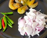 ফ্রায়েড চিলি প্রন(fried chilli prawn recipe in Bengali) রেসিপির ধাপ 1 ছবি
