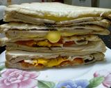 Hình bước làm 3 của món Bữa sáng dinh dưỡng với sandwich