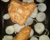 Foto del paso 15 de la receta: Pollo "entalcado" con papas rústicas