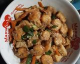 Foto langkah ke 3 dari resep Tumis tahu udang.